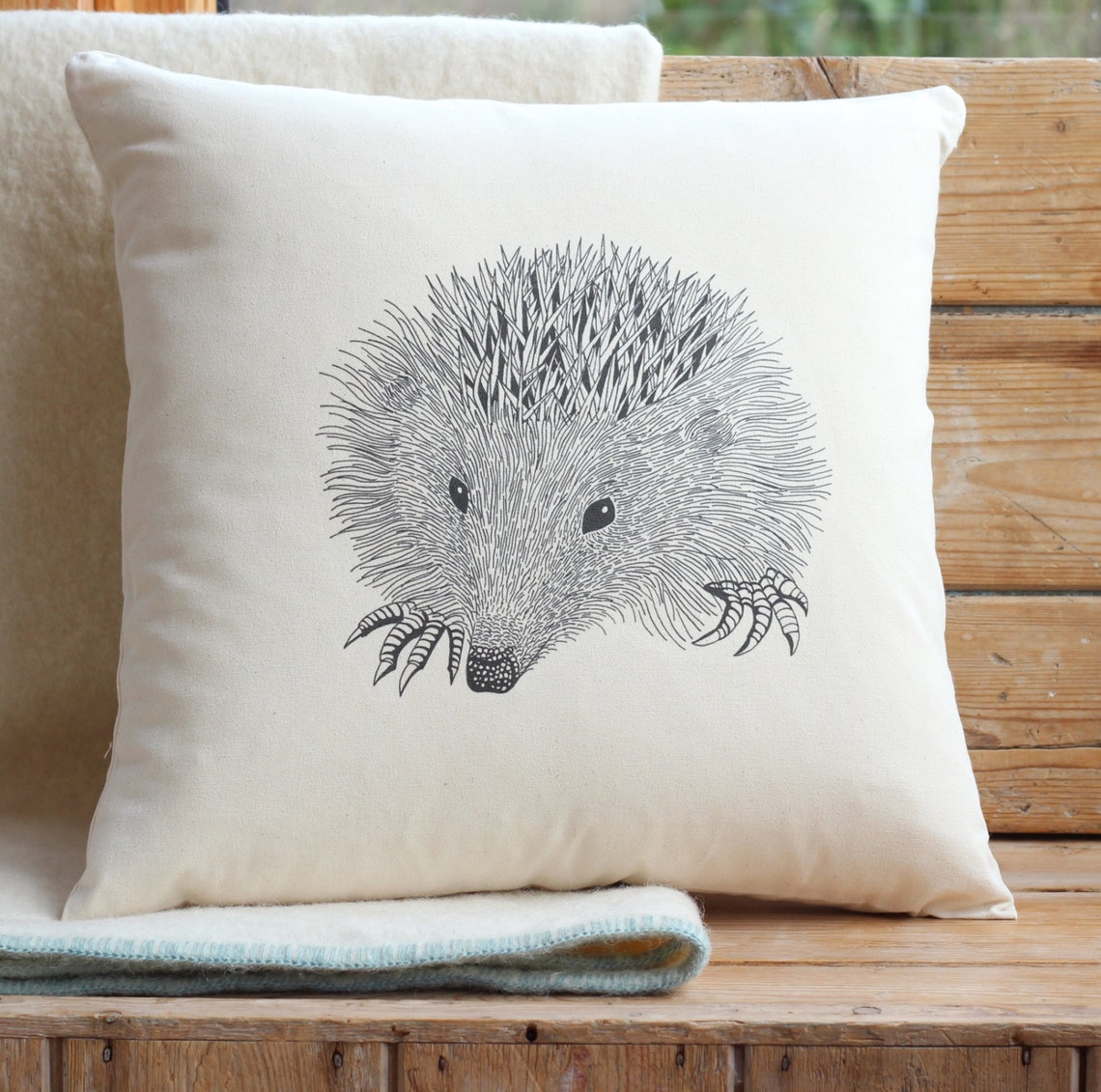 Hedgehog Cushion Cover Etsy