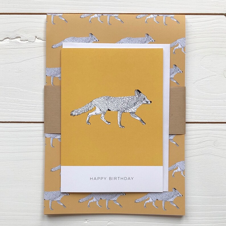 Fox Gift Wrap with Card Options image 5