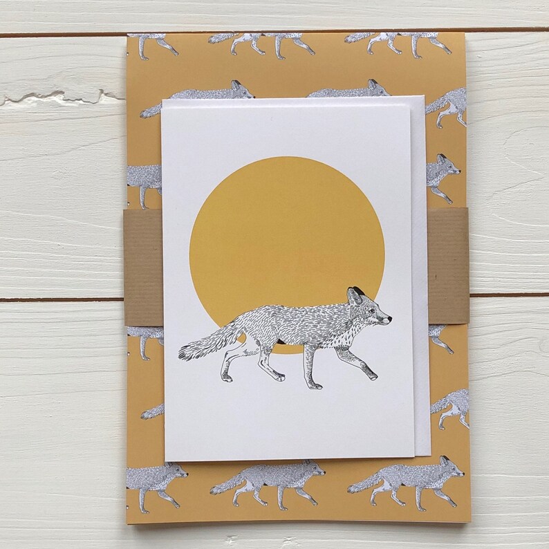 Fox Gift Wrap with Card Options image 4