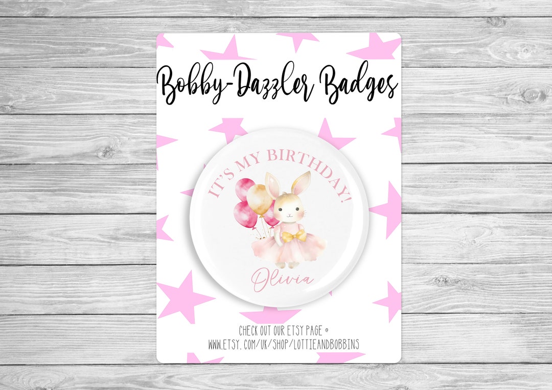 Birthday Jumbo Button Pin My Birthday Red Badge main image 1