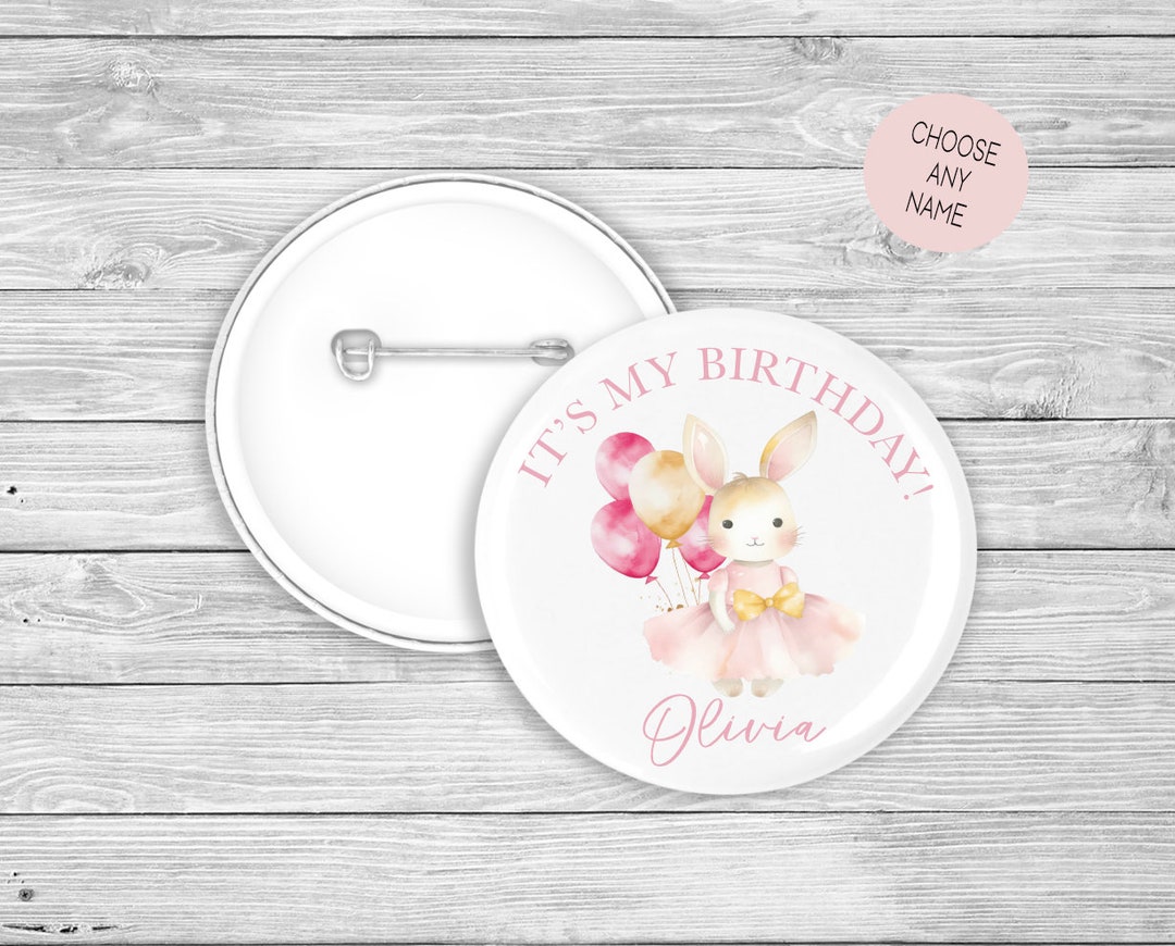 Birthday Jumbo Button Pin My Birthday Red Badge main image 0
