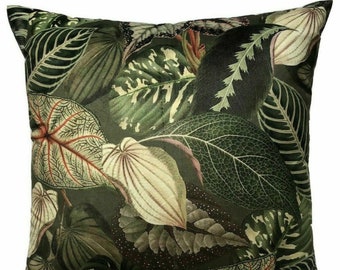 microfibre fabric print size 45 x 45 cm Standard Satin Cactus Collection Axxa Decorative Cushion aloe vera green vegetable plant