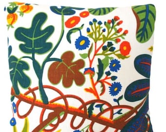 Josef Frank Fabric Cushion Cover Pounds Aralia Printed Linen SALE now 29.99 Pounds was 39.99