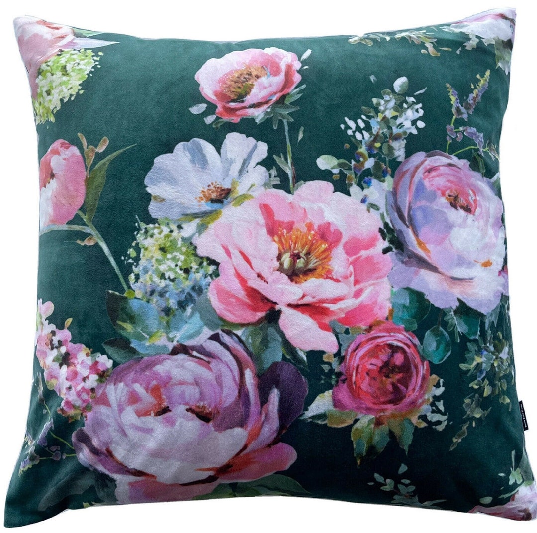 Fodera Per Cuscino 50x50 Cm Con Acchiappasogni Rosa - Morbida In Misto Lino E Cotone - 3