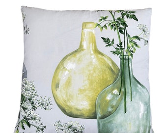 Luxury French Country Cushion Cover | Manuel Canovas Fabric Tuscany Floral Design