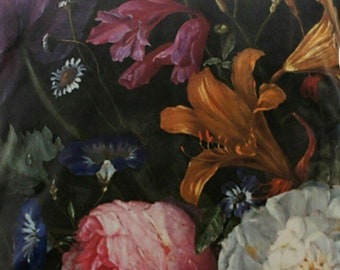 Rozen Roze Wit bedrukt fluweel Stof naaimateriaal Gordijnen bekleding Woondecoratietextiel