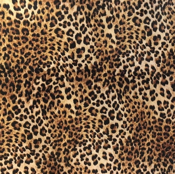 Leopard Pattern Italian Velvet Animal Skin Printed Fabric Home - Etsy UK