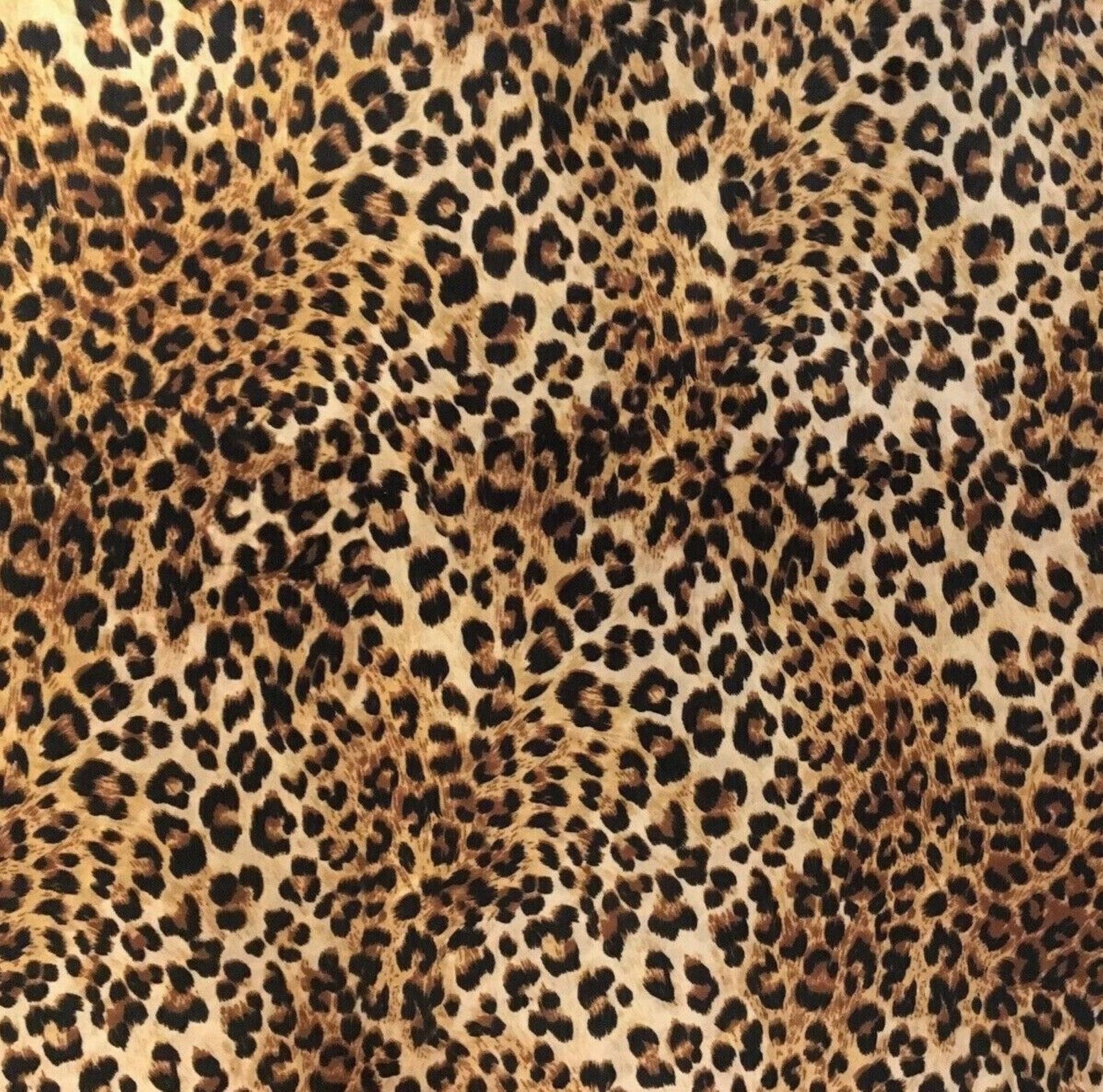 Leopard Pattern Italian Velvet Animal Skin Tessuto stampato Etsy Italia
