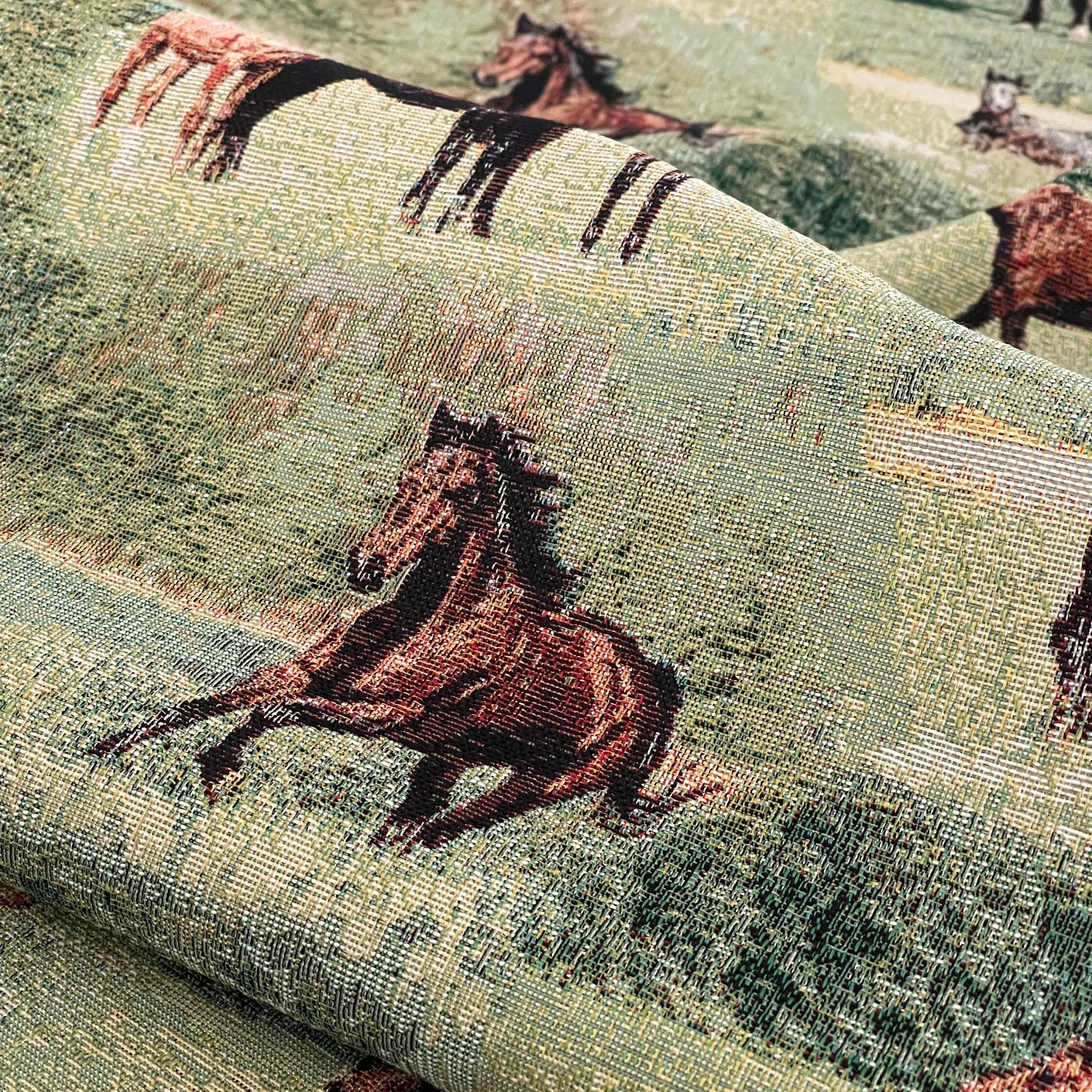 Horse tapestry fabric hotsell