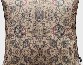 Heirloom Garden Cushion Cover | Antique Floral Beige Pink