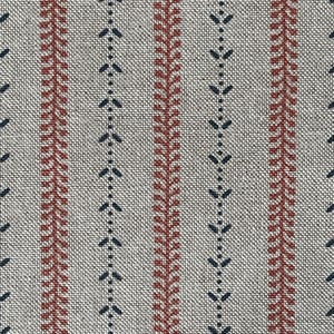 A herringbone-effect weave gives the beige base a linen appearance while remaining soft and durable.