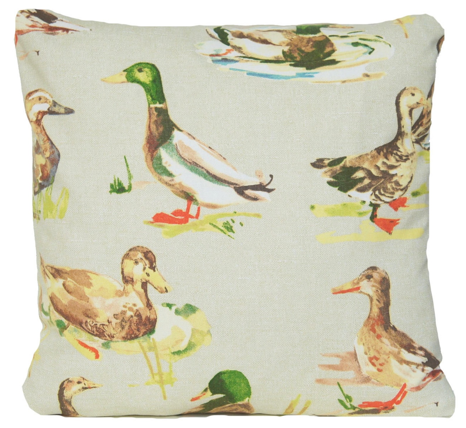 Ducks Cushion Cover Pillow Throw Case Design Children's Etsy