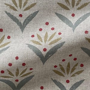 Tissu Petits fruits des prés – tissu pour rideaux en mélange de coton
