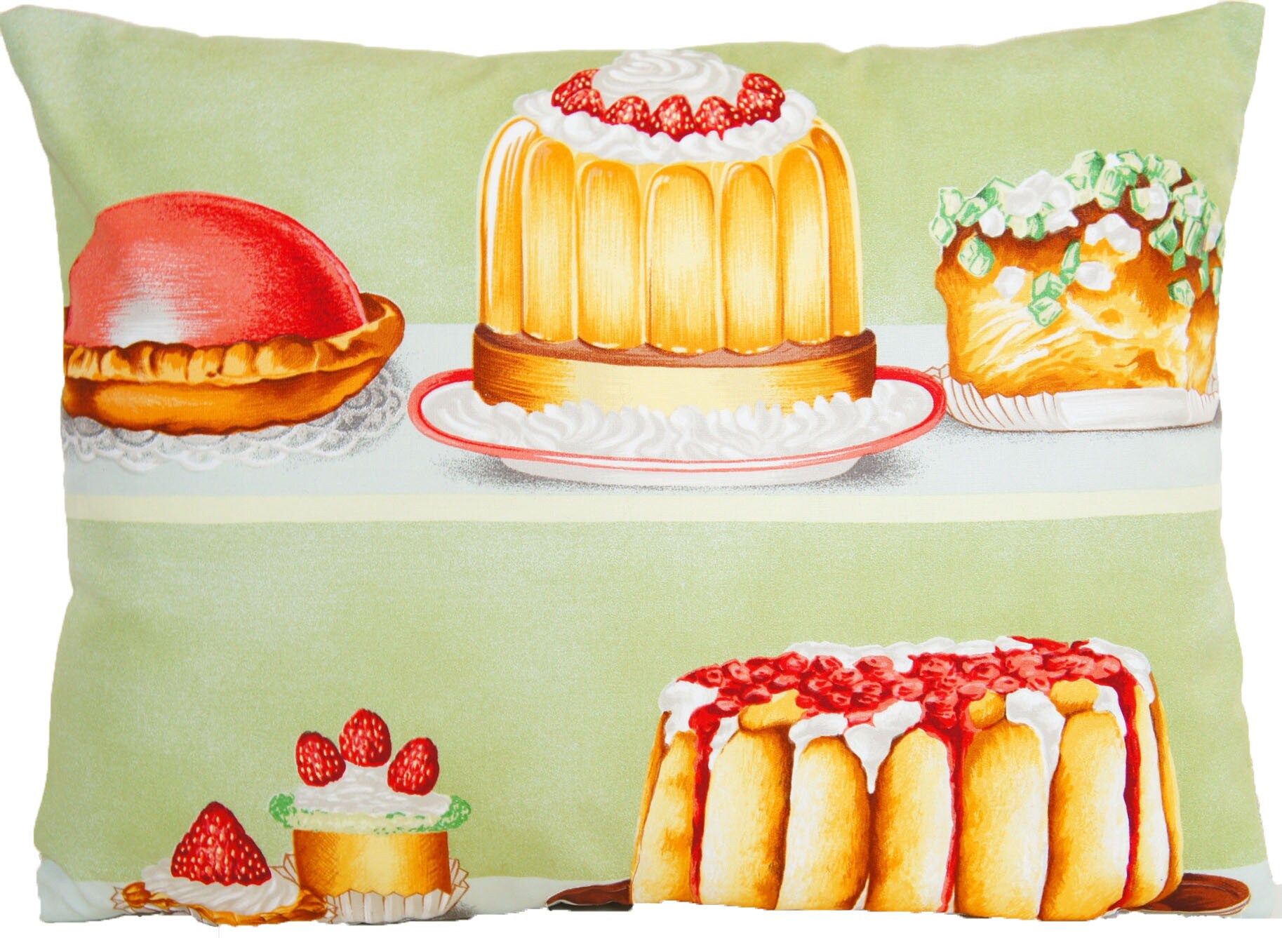 Couverture De Coussin De Gateaux Pierre Frey Tissu Gourmandise Etsy