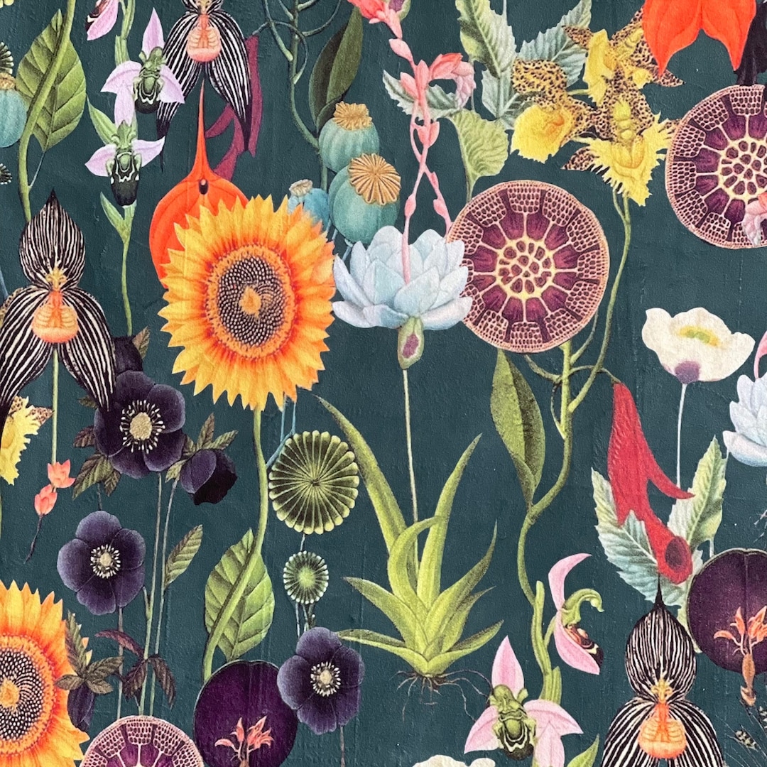 poppy-sunflower-velvet-fabric-italian-upholstery-teal-green-art-deco