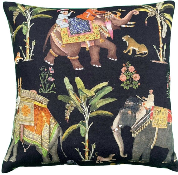 Elephant print cushion clearance covers