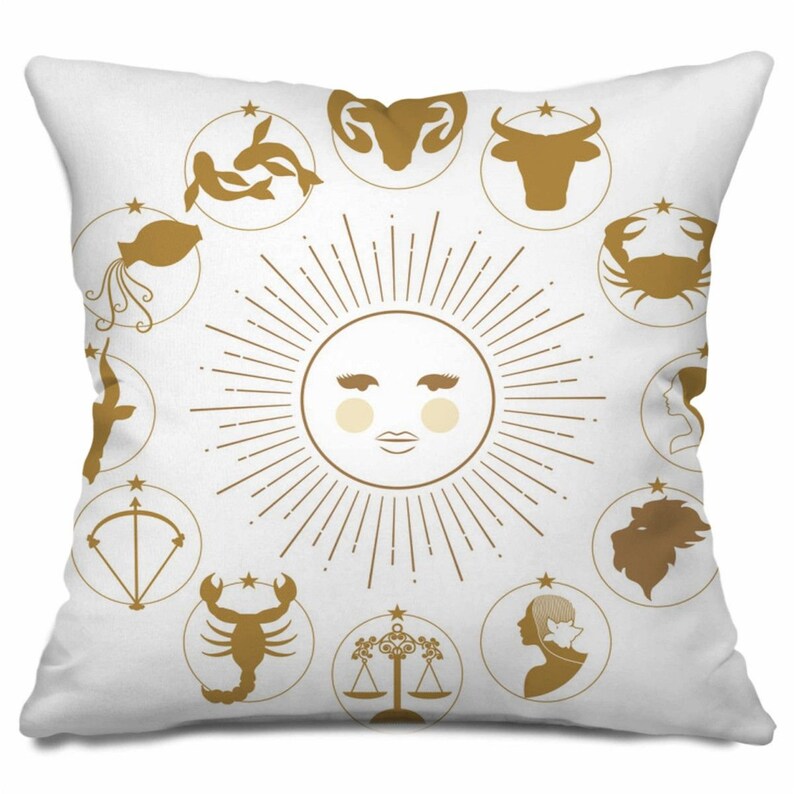 zodiac throw pillows