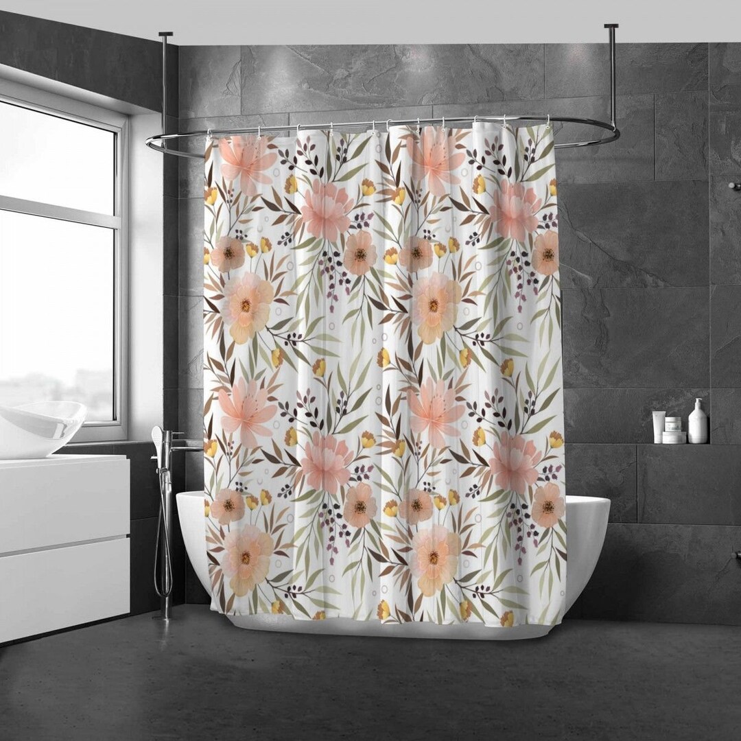 Vintage Florals Shower Curtains Classic Floral Shower Curtain Wild ...