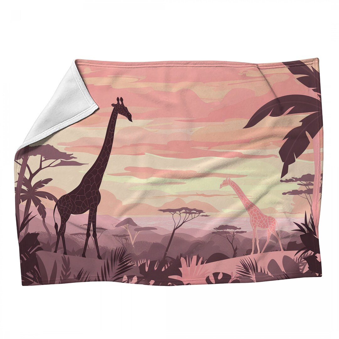 Safari Giraffe Quilted Blanket NCU0PT084 main image 1