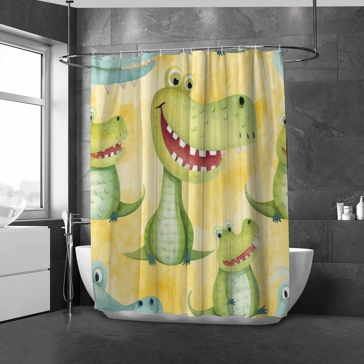 Alligator Shower Curtain 