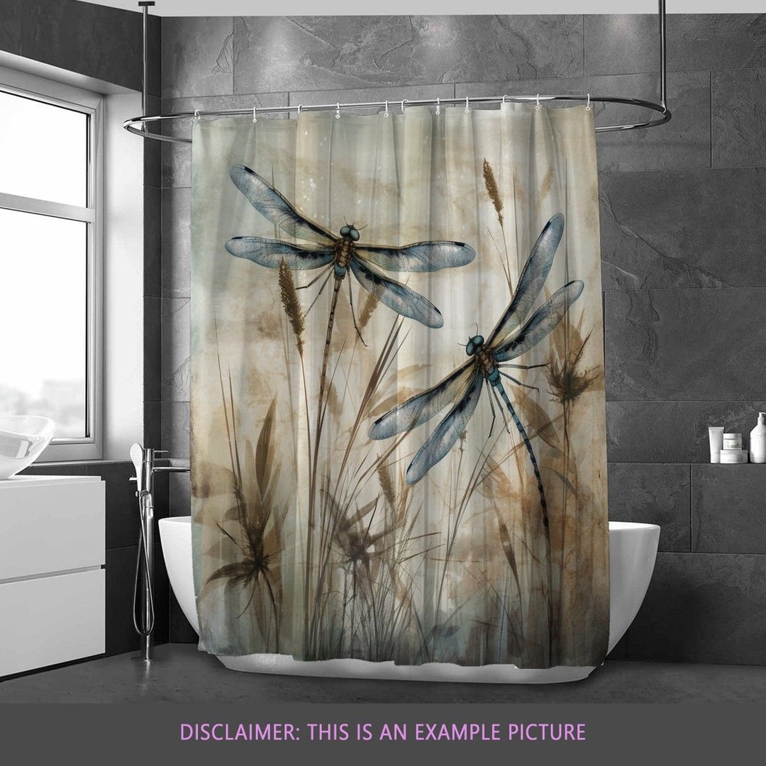 Dragonfly shower curtains discount