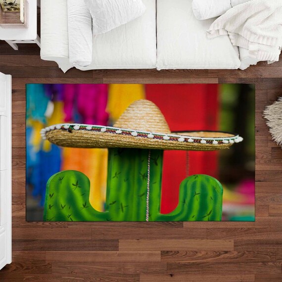 Sombrero Hat Area Rugs Mexican Style 