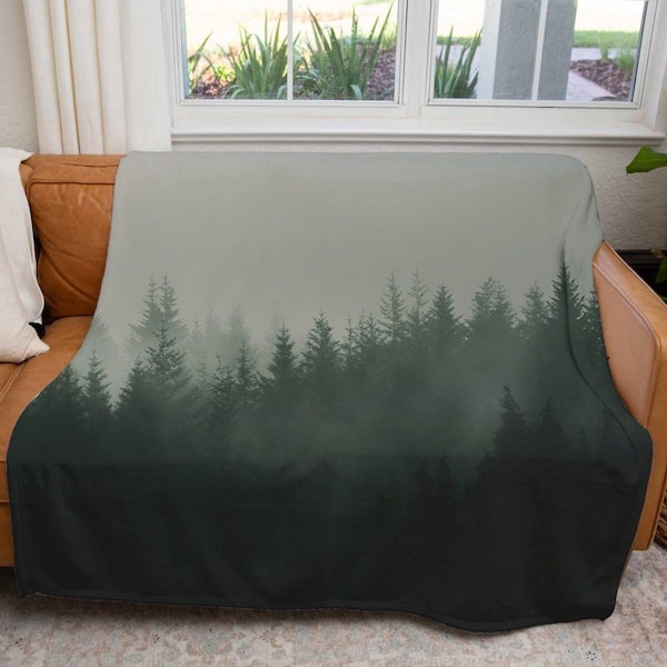 Pine Tree Blanket Etsy