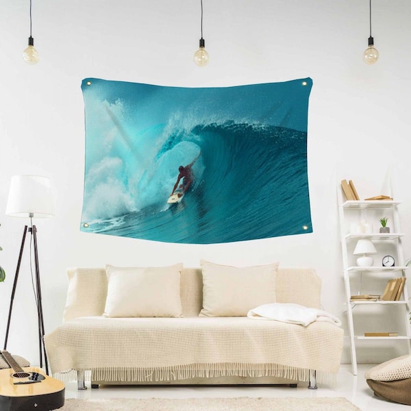 Surfer Tapestry Etsy