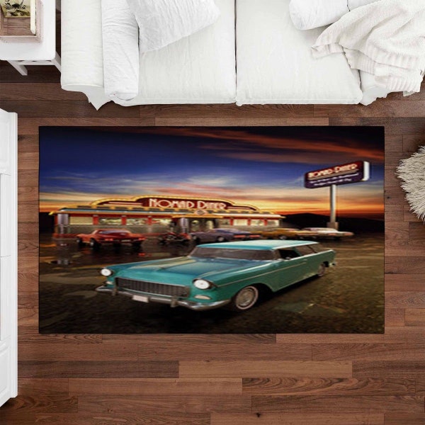 Vintage Car Area Rugs Etsy