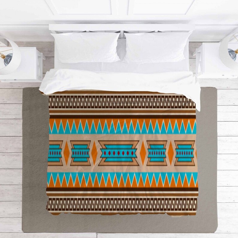 Navajo Comforter Traditional Ethnic Pattern Duvet Covers Etsy