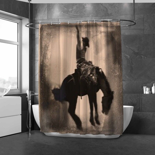 Western Shower Curtain Etsy