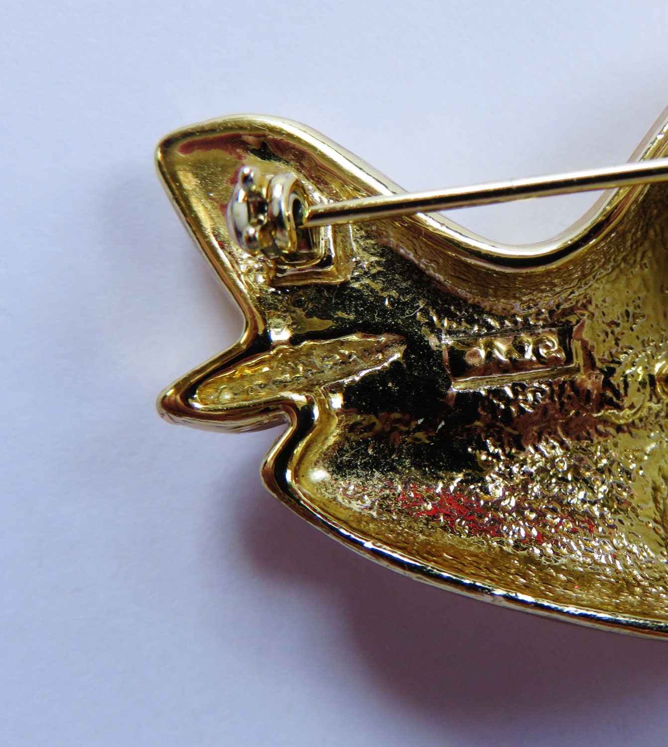 Vintage AJC Gold Tone Airplane Brooch Pin - Etsy