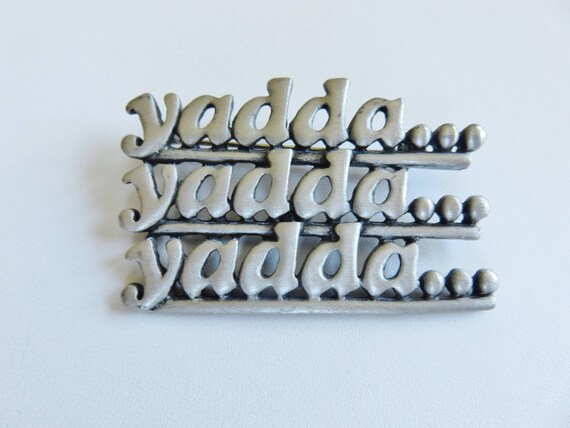 Hard To Find JJ Jonette "Yadda Yadda Yadda "Silve… - image 2