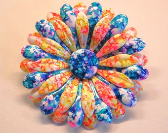 Vintage Flower Power Brooch