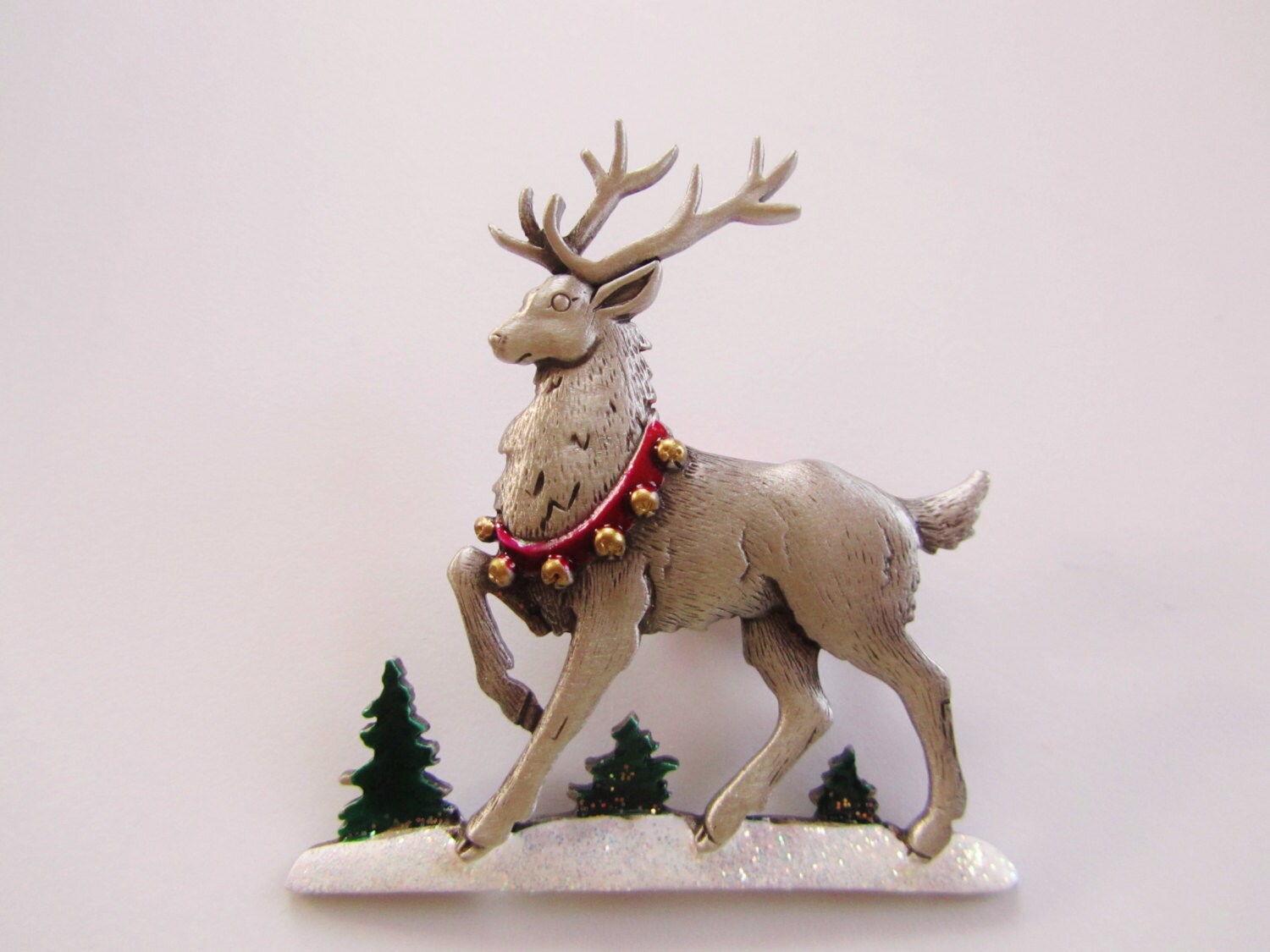 Stately JJ Jonette Christmas Reindeer With Jingle Bell