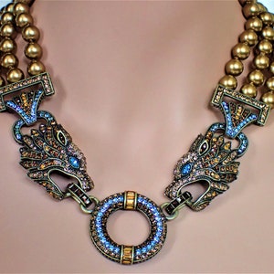 Sale/Designer Heidi Daus Wild At Heart Bib Necklace