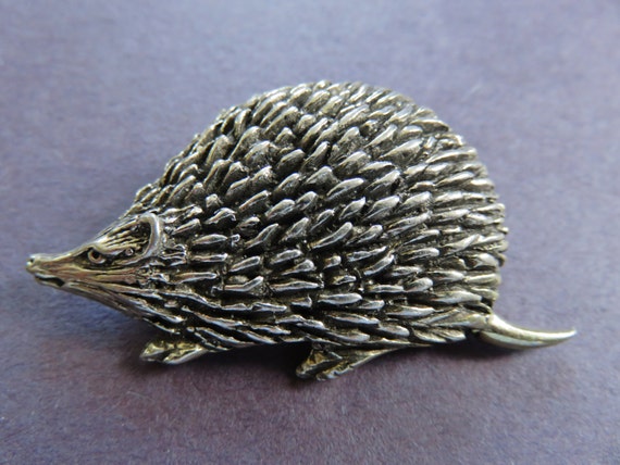 Hard To Find/JJ Jonette Adorable Hedgehog Brooch … - image 1