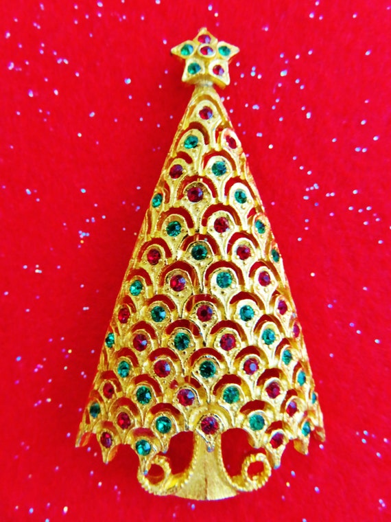 Mylu christmas tree sale brooch