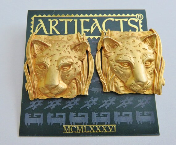 JJ Jonette Leopards Peer from Within Reeds Of The… - image 2