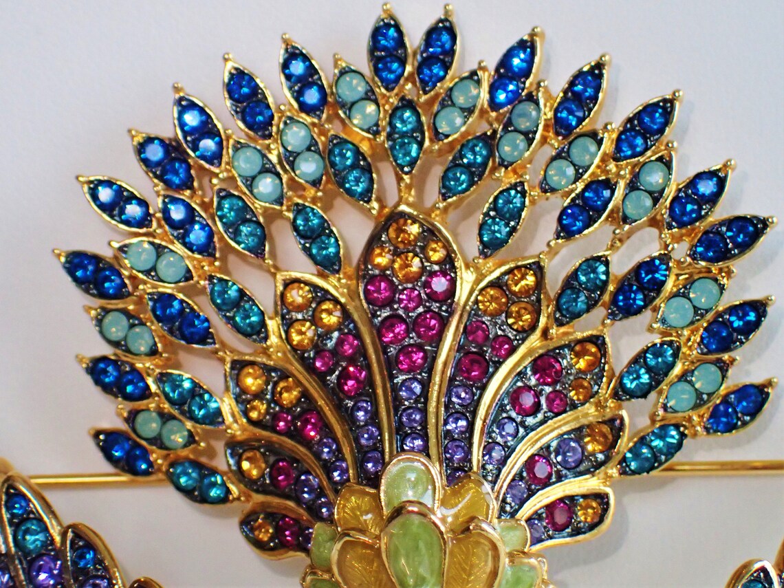 Extremely Rare Large Joan Rivers 3-D Hummingbird Bird Brooch | Etsy