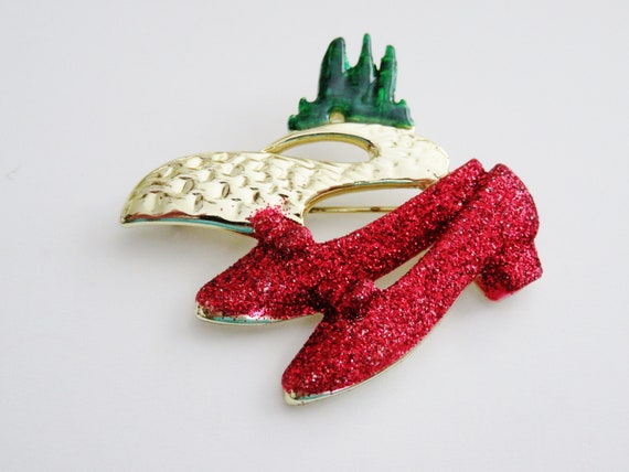 AJC The Road To Oz Click Your Ruby Red Shoes Broo… - image 2