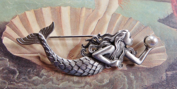 Mermaid brooch best sale