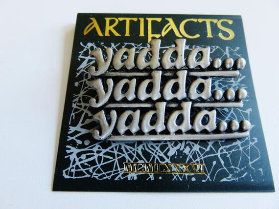 Hard To Find JJ Jonette "Yadda Yadda Yadda "Silve… - image 1