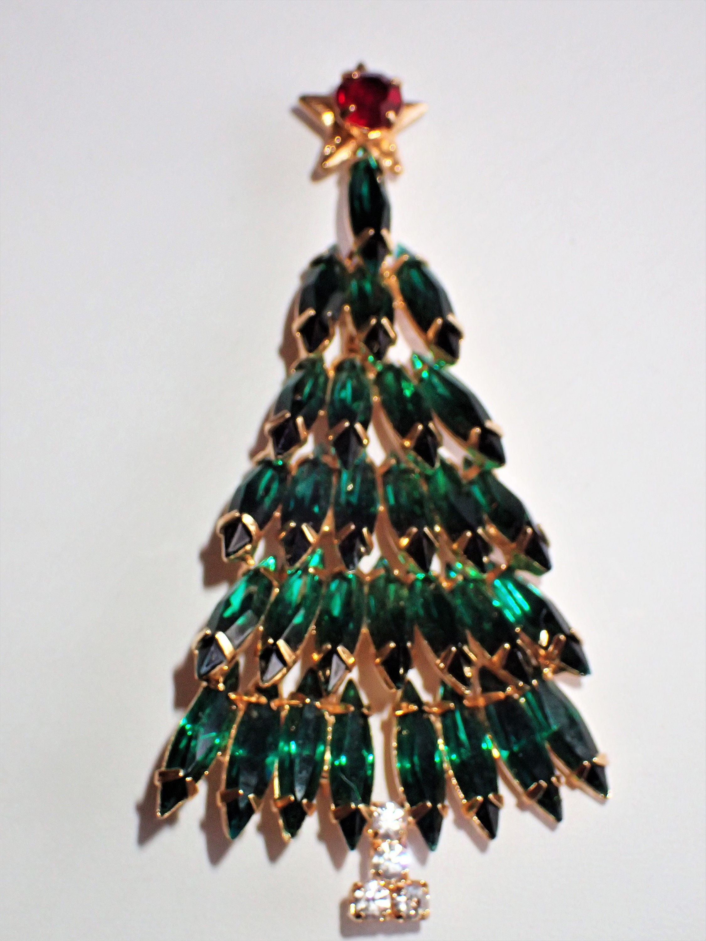 Eisenberg christmas tree brooch discount