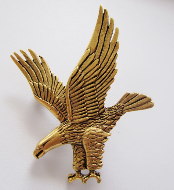 Brass eagle bird star - Gem