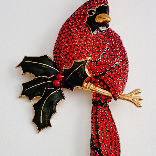 Joan Rivers Bird Brooch - Etsy