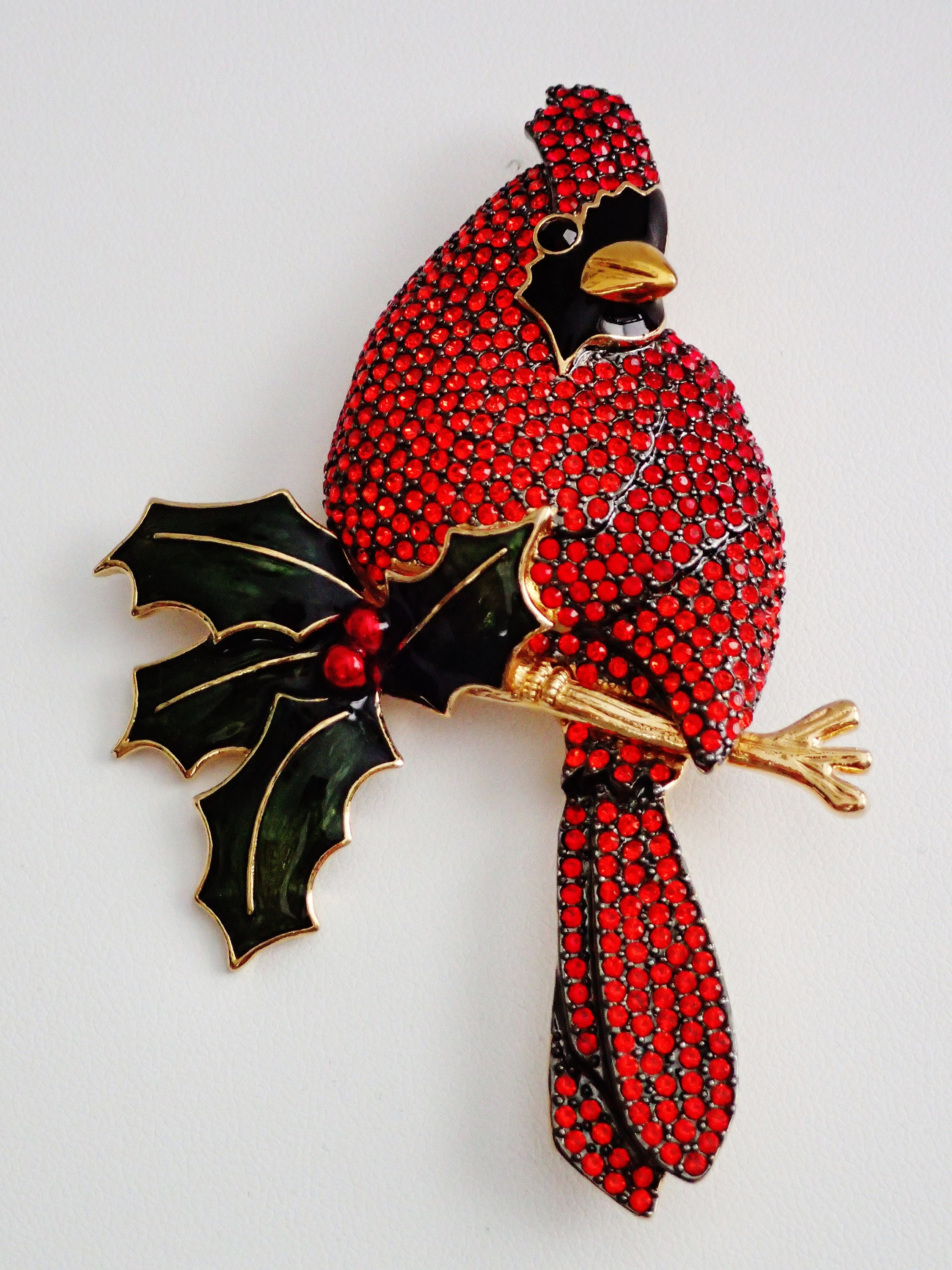 Cardinal brooch pin discount