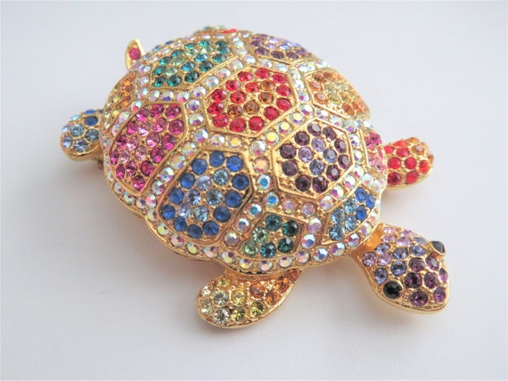 Joan Rivers Classic Collection Colorful Turtle Bro