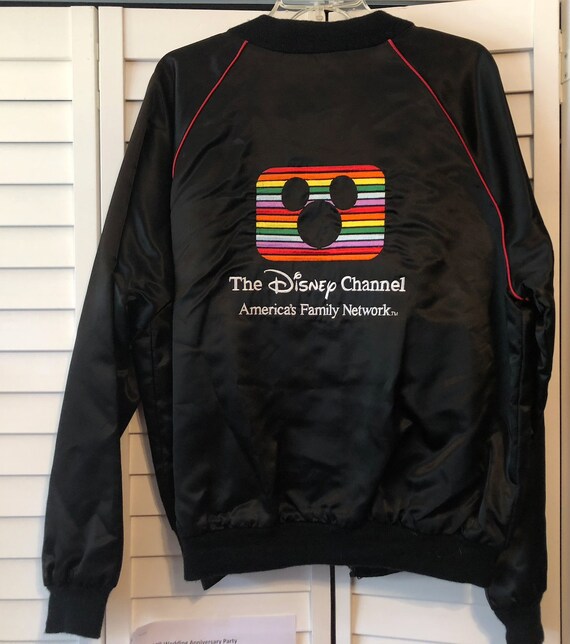 The Disney Channel Satin Bomber Jacket Size Large 