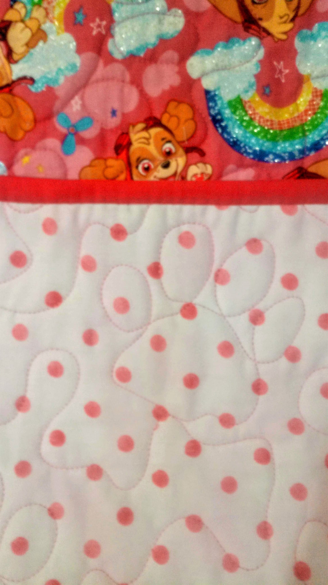 PAW PATROL QUILT baby/toddler quilt handmade quilted baby Etsy.de